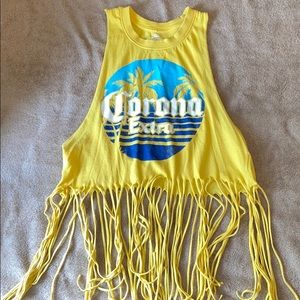 3/$15!🔥 Corona Extra Crop w Tassels